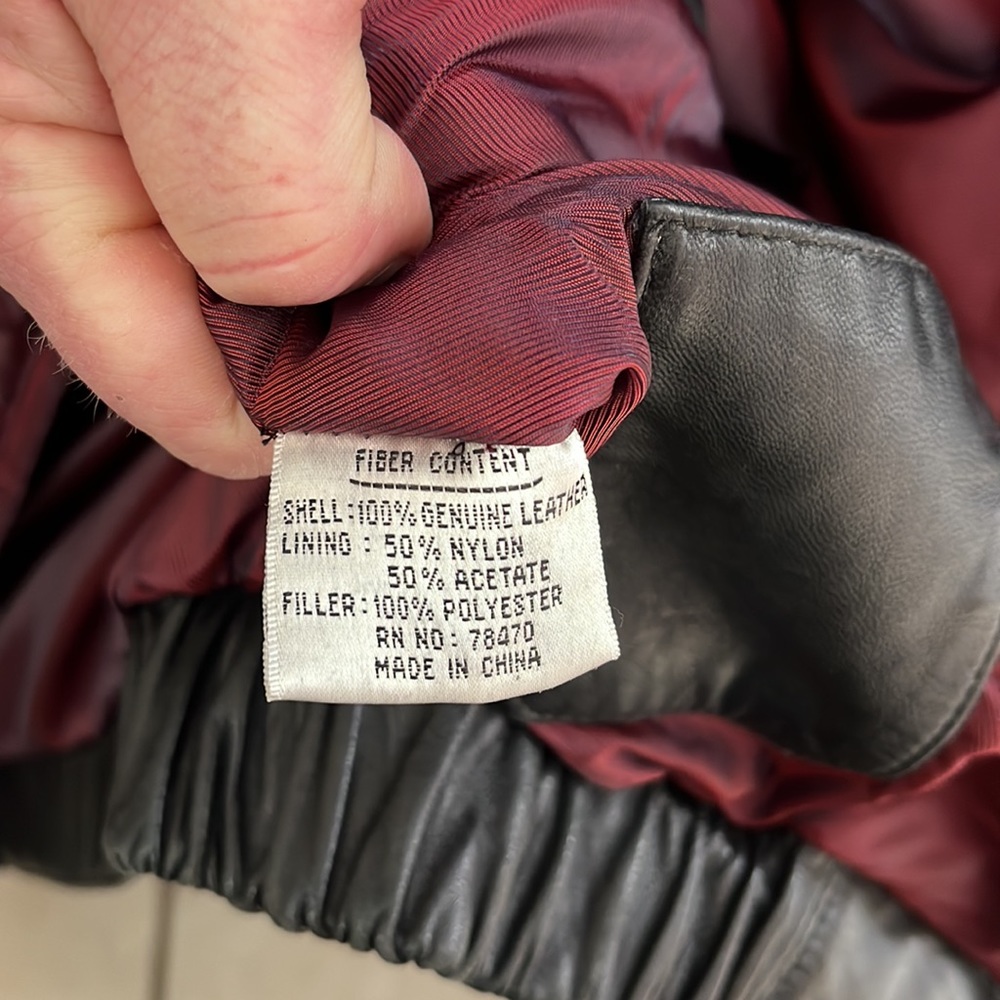 Men’s Nicole Miller Leather Jacket - Picture 12 of 13